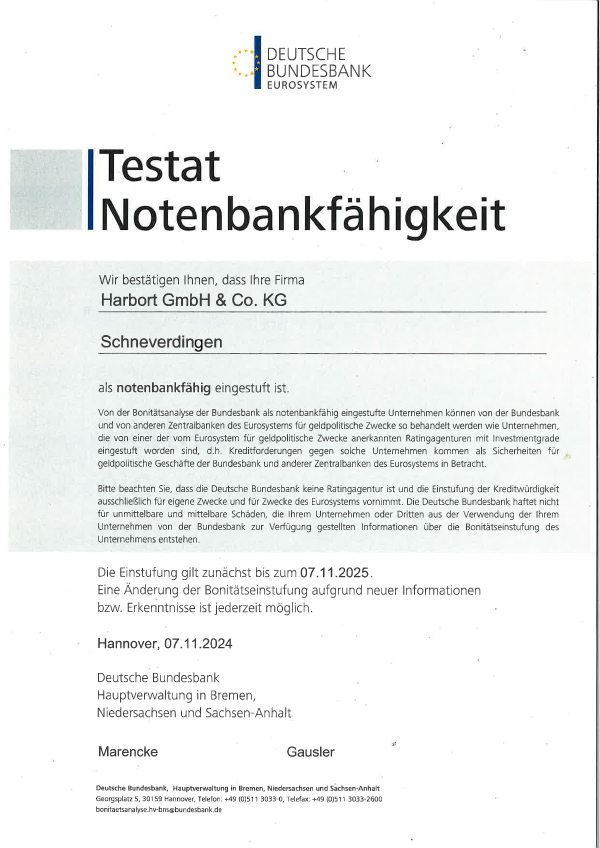 Bundesbank Testat